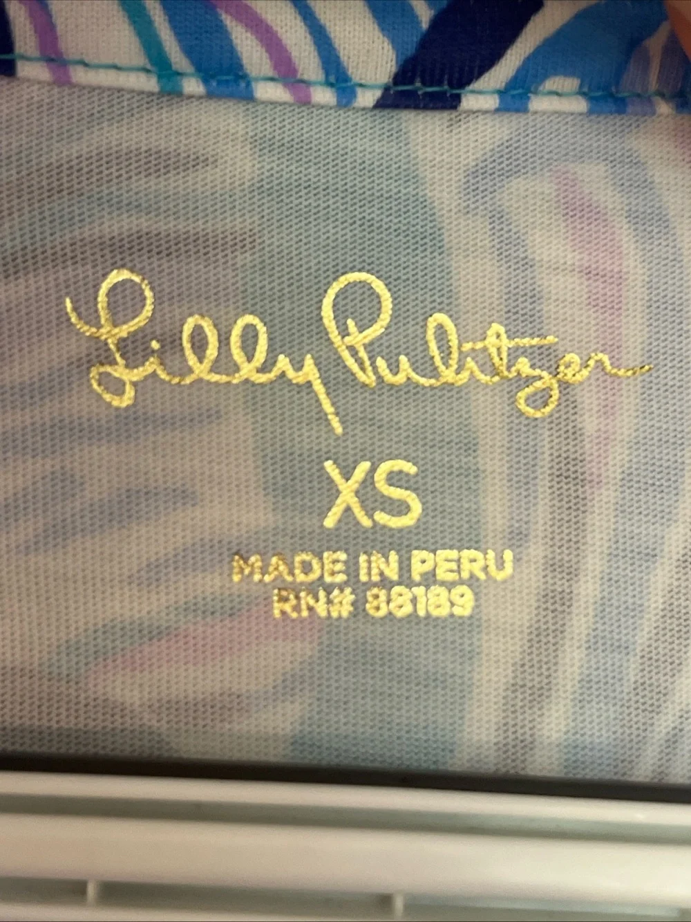 New! Lilly Pulitzer 100% Pima Cotton Cody Swing Fishful Thinking Dress Blue XS